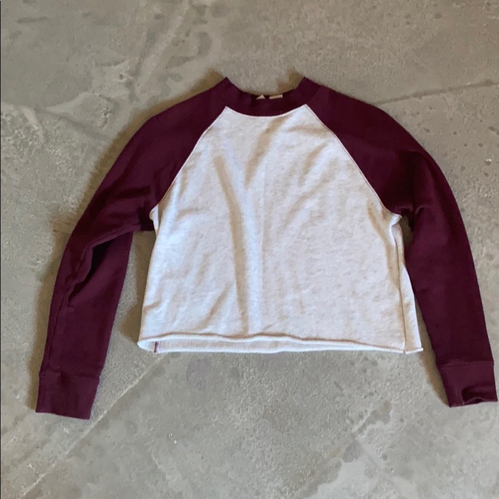 Crimson Baseball Crew Neck